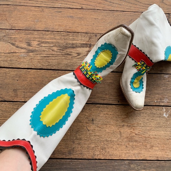 Lowest price item! Vintage Kids Italian Spaghetti Western Boots - Picture 4 of 8